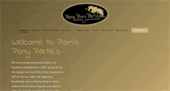 Desktop Screenshot of pamsponyparties.co.uk